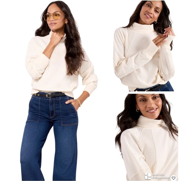 Evereve Tops - NWT Evereve Kassandra thermal mix sweatshirt